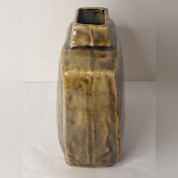 Vintage Mino-ware Japan Showa Period Handmade Vase and Painted Ceramic. - Picture 5 of 7